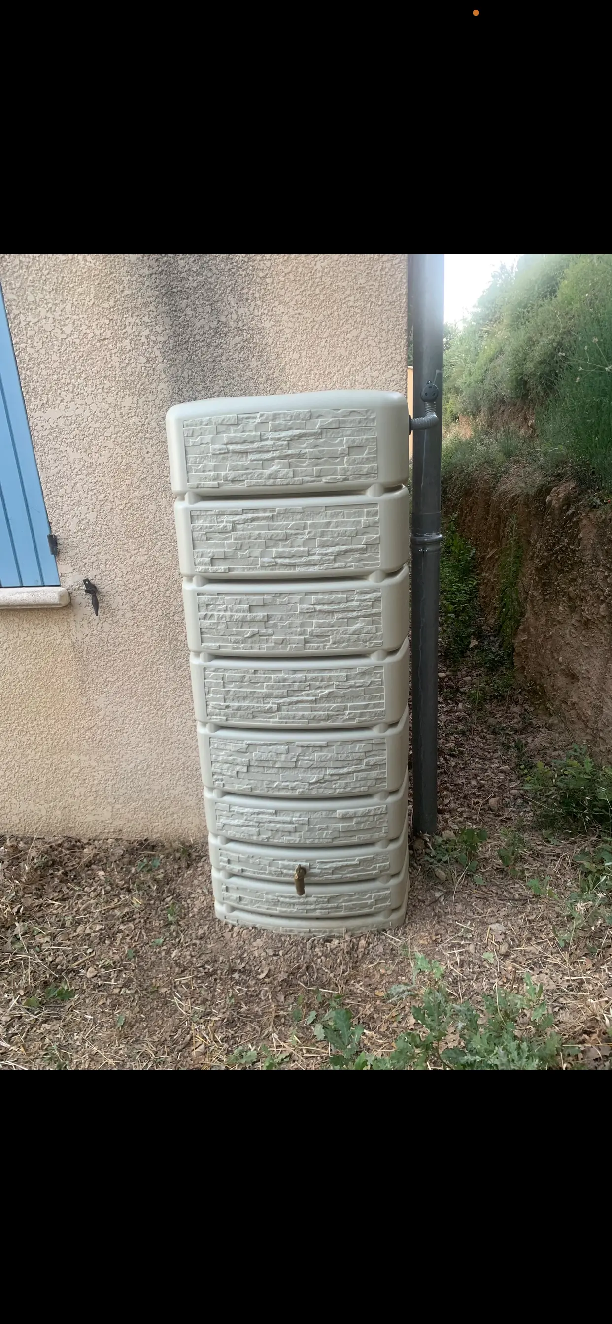 Installation récupération eau de pluie
