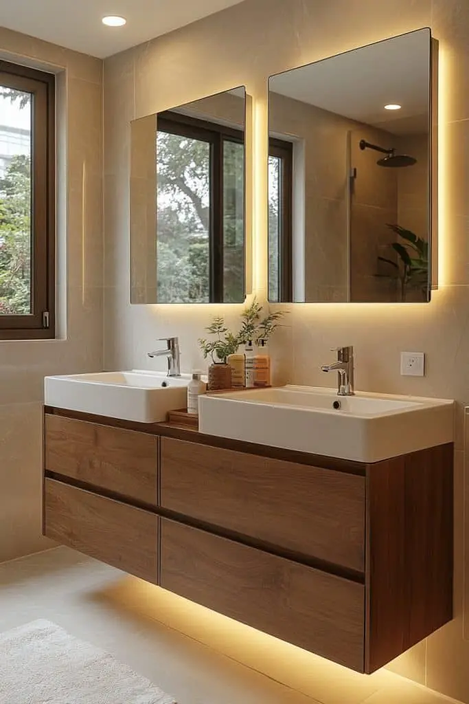 Salle de bain épurée